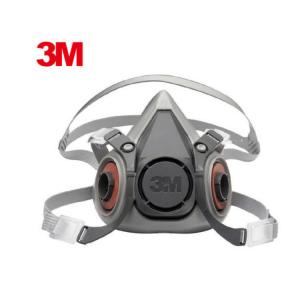 3M 3M防护面具6200/6100半面型防毒面罩防尘面具主体防毒喷漆面具